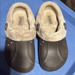 Vintage Crocs Brown and Cream Clogs